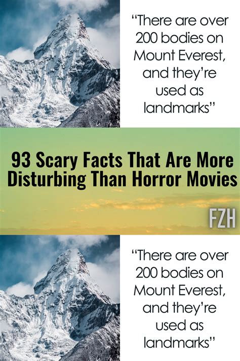 scary facts that will scare you|93 Scary Facts That Are More Disturbing Than Horror Movies.